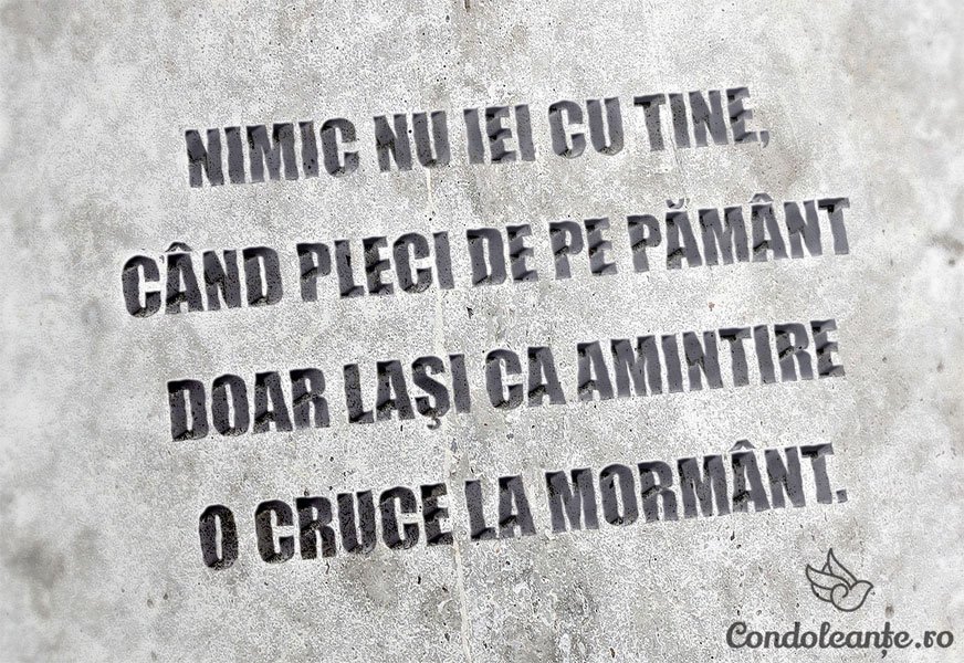 20 citate frumoase de pus pe cruce si epitafe celebre cu imagini